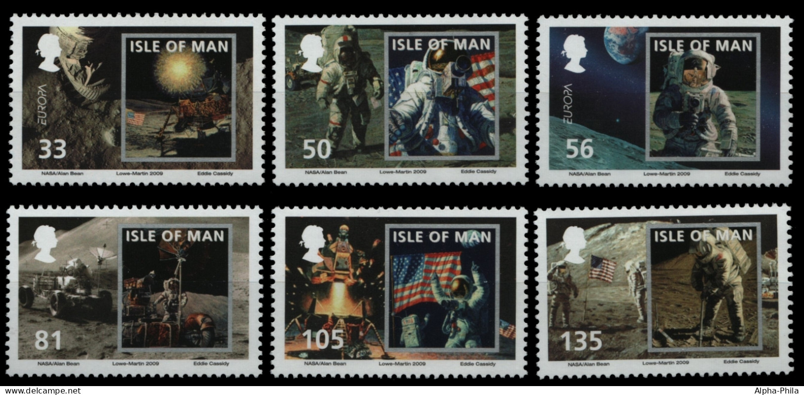 Isle Of Man 2009 - Mi-Nr. 1527-1533 ** - MNH - Raumfahrt / Space - Man (Ile De)