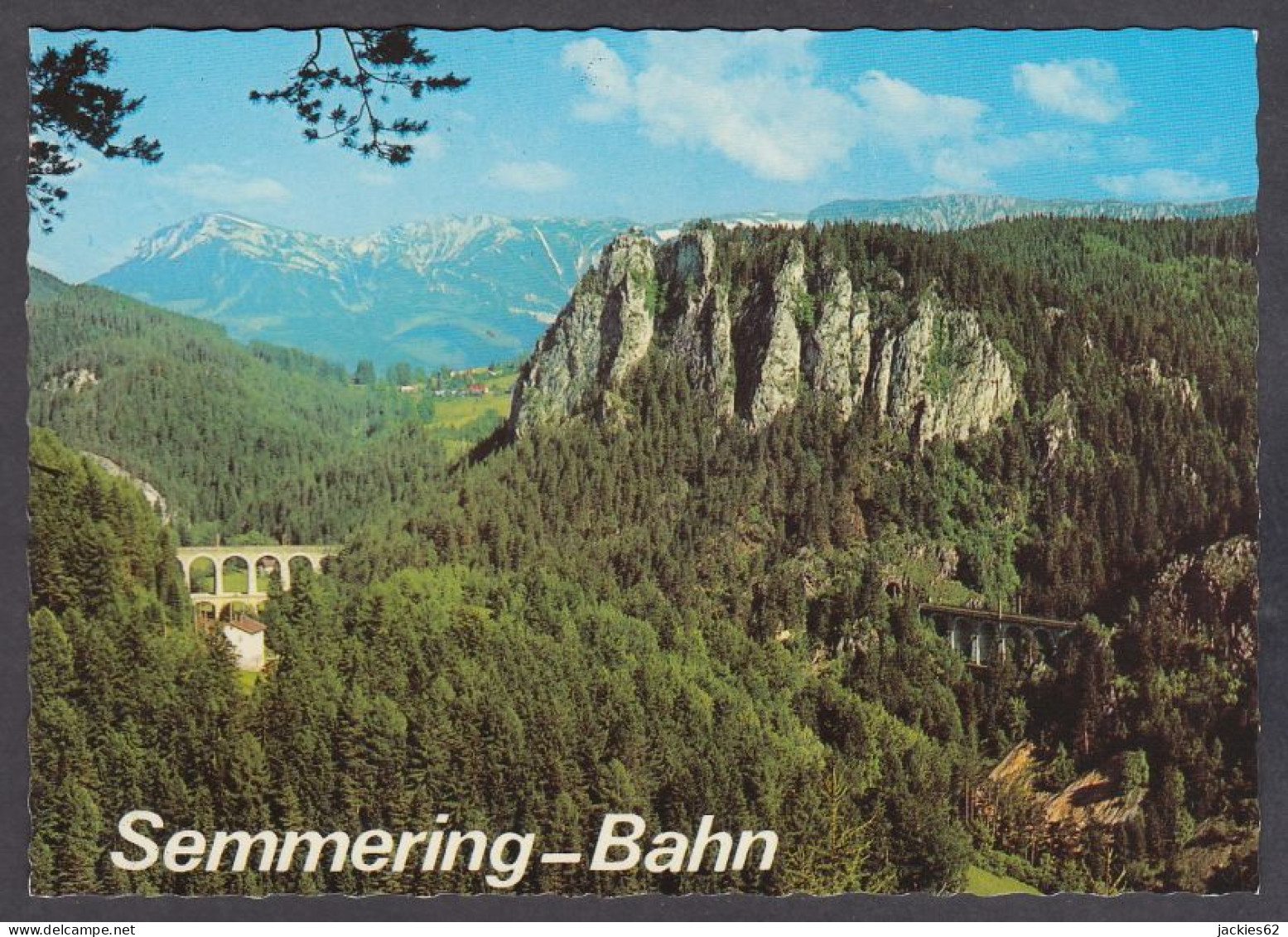 126309/ SEMMERING, Semmeringbahn, Polleroswand Gegen Orthof Und Raxalpe - Semmering