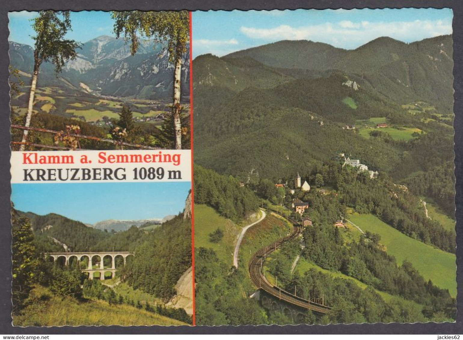 126308/ SEMMERING, Klamm, Schneeberg, Semmeringbahn - Semmering