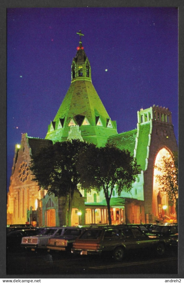 Cap De La Madeleine  Trois Rivières - Basilique Notre Dame Du Cap - Non Circulée La Nuit - Photo Jérôme Martineau - Trois-Rivières