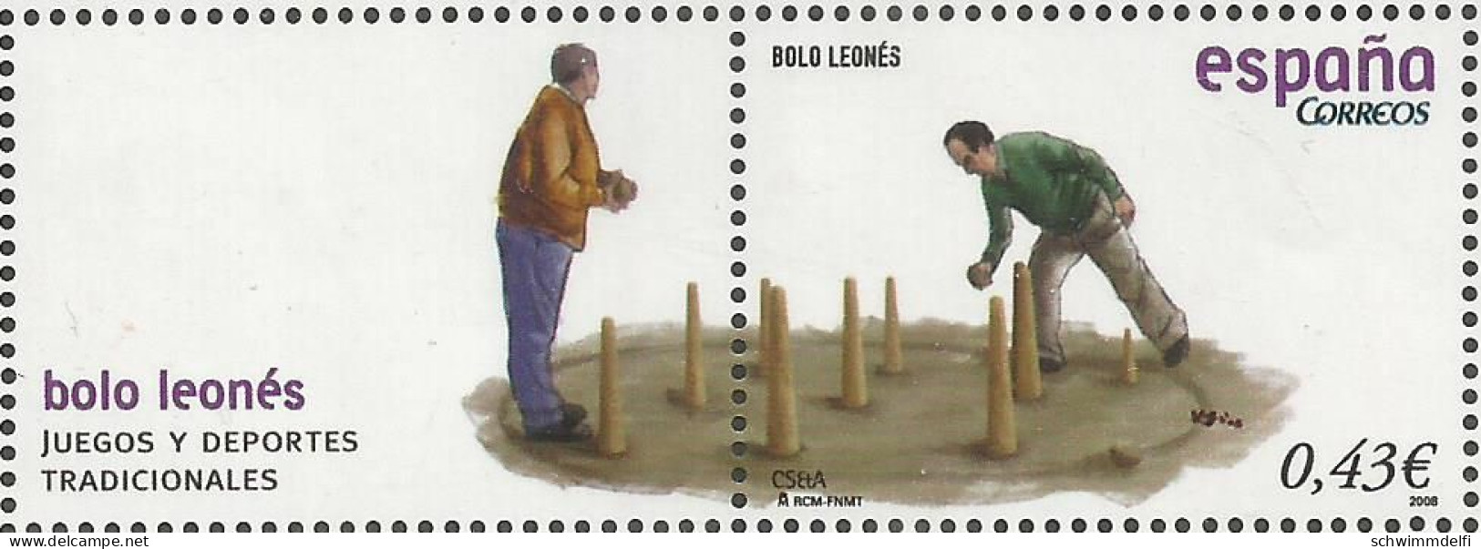 SPANIEN - ESPAÑA - 2008 - JUEGOS Y DEPORTES TRADICIONALES - SPORT UND SPIEL TRADITIONAL - NEU - NUEVO - Pétanque