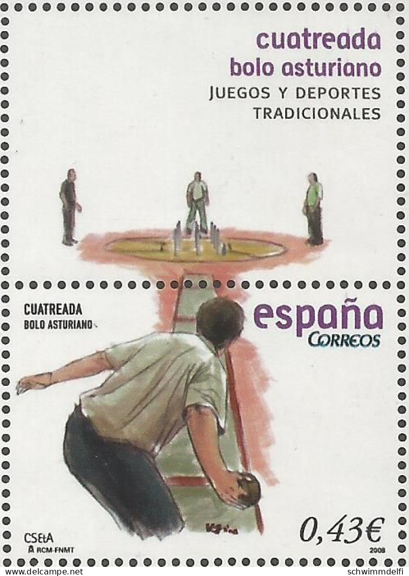 SPANIEN - ESPAÑA - 2008 - JUEGOS Y DEPORTES TRADICIONALES - SPORT UND SPIEL TRADITIONAL - NEU - NUEVO - Bocce
