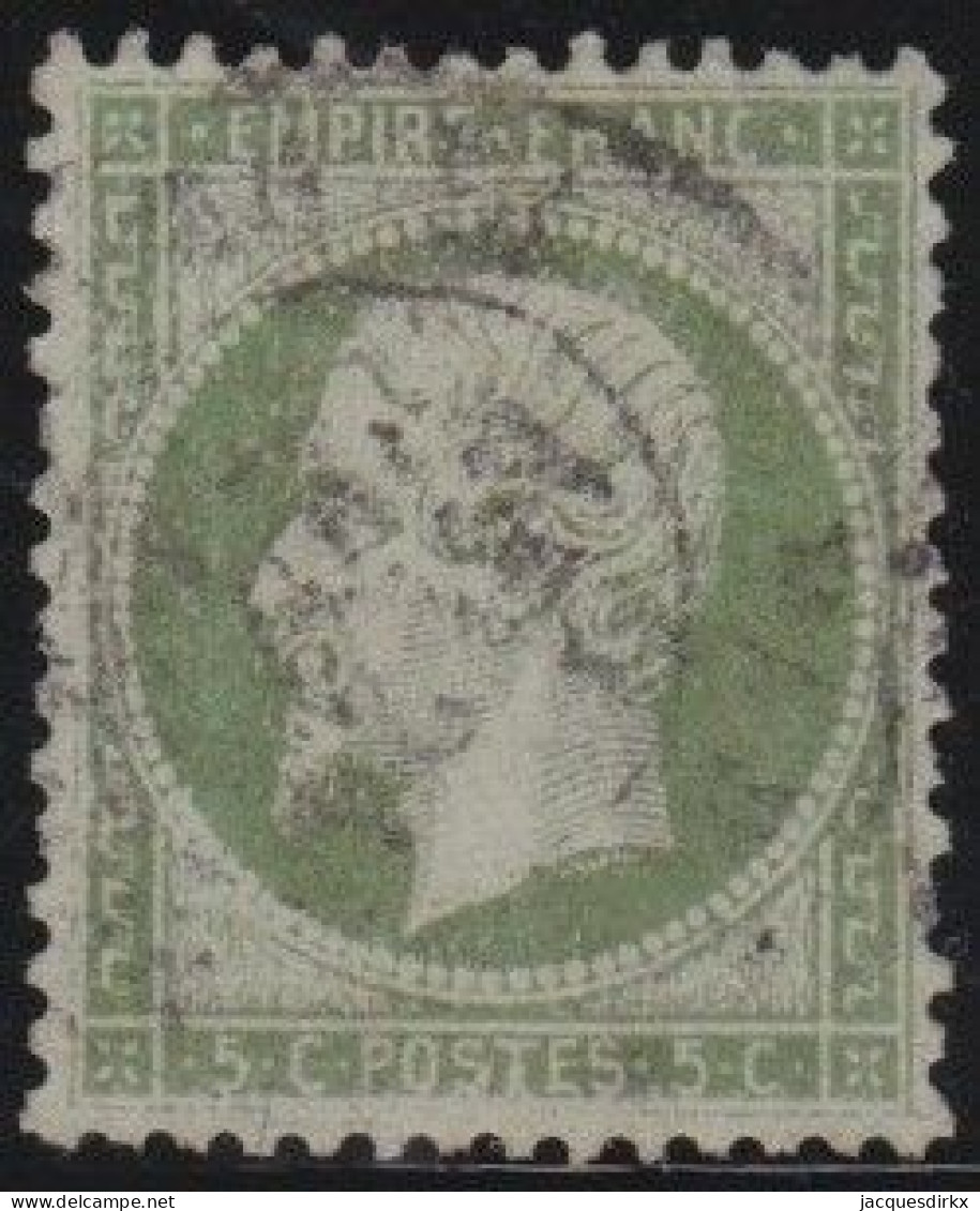 France  .  Y&T   .     20       .   O      .    Oblitéré - 1862 Napoléon III
