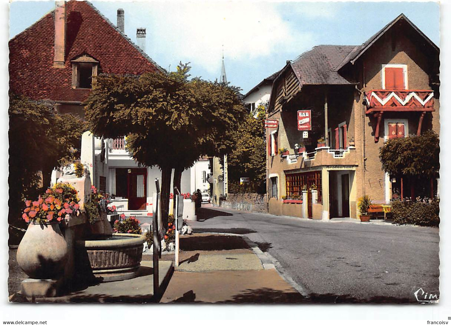 Thorens Glieres. Centre Du Village. Hotel Du Commerce  Edit Cim  - Thorens-Glières