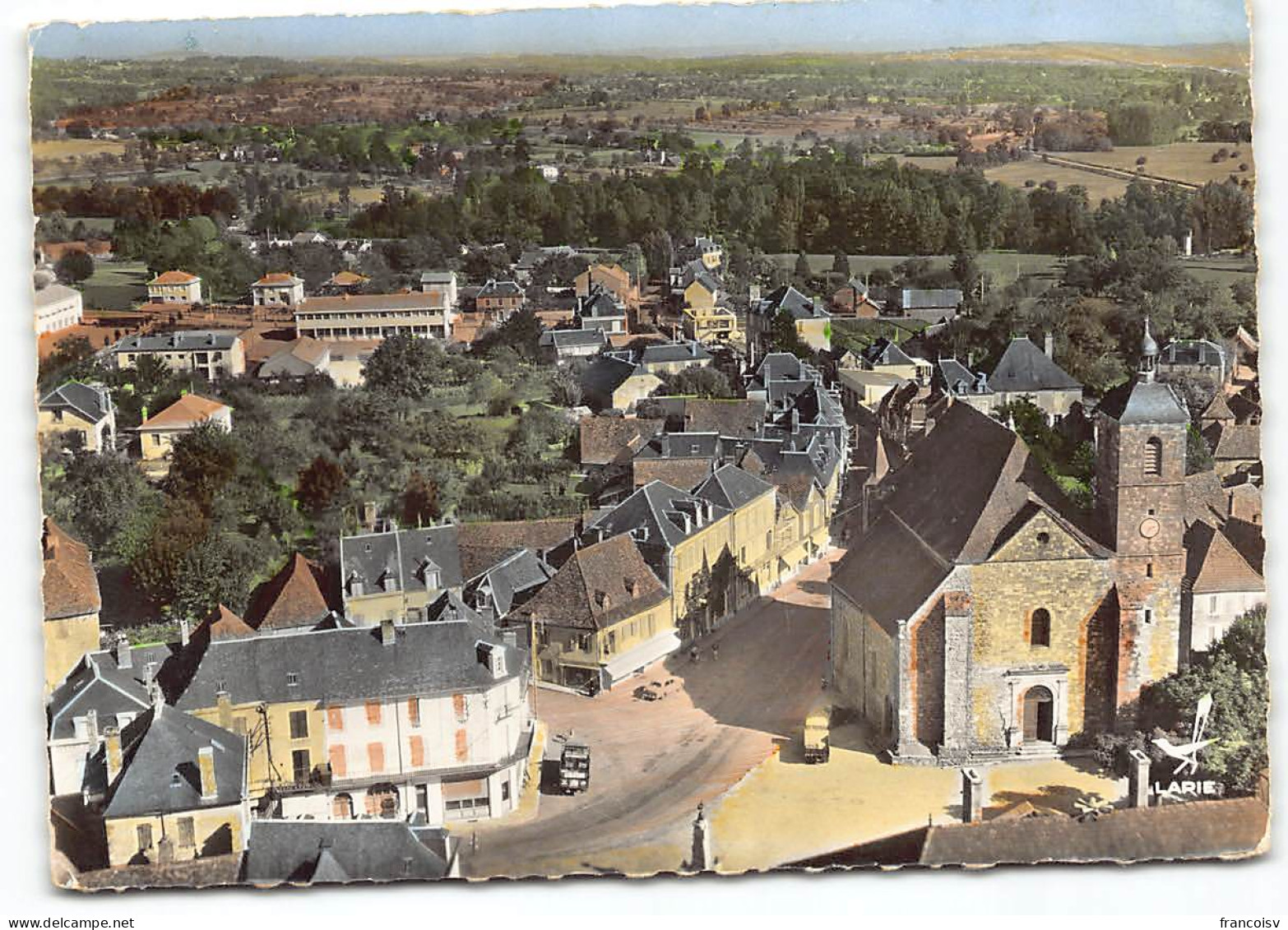 Vayrac.  Eglise. En Avion Au Dessus De... Edit Lapie . Vue Aerienne - Vayrac