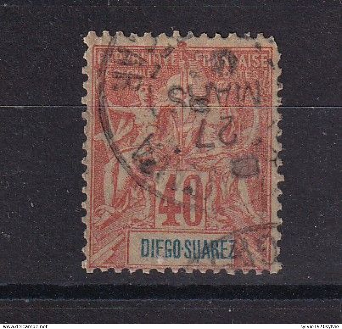 COLONIES FRANCE/ DIEGO SUAREZ N° 47  OBLITERE   COTE 10 EURO - Used Stamps