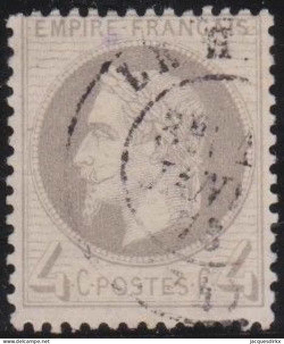 France  .  Y&T   .     27  (2 Scans)      .   O      .    Oblitéré - 1863-1870 Napoléon III Lauré