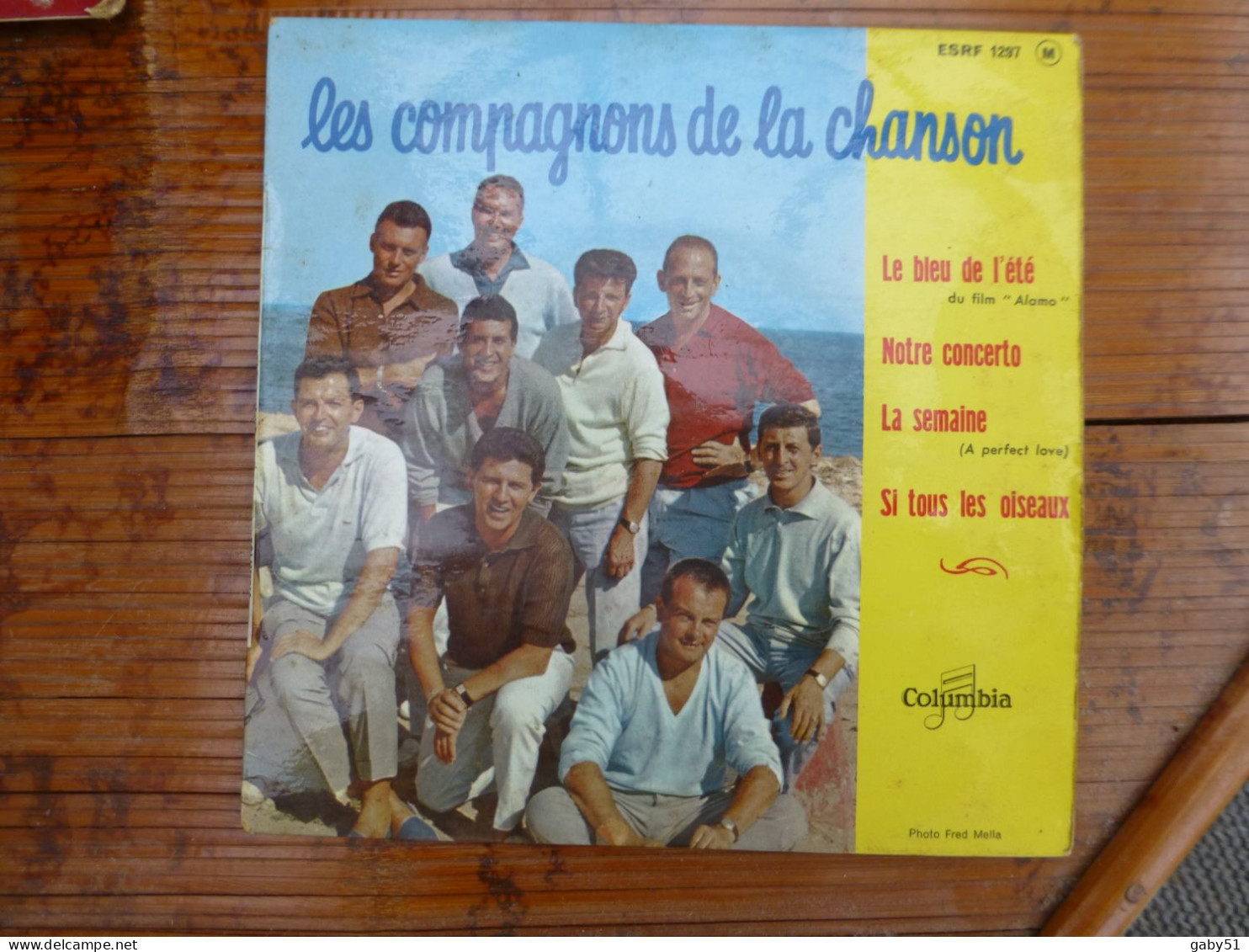 Les Compagnons De La Chanson, Le Bleu De L'été, ESRF 1297 - 45 Rpm - Maxi-Single