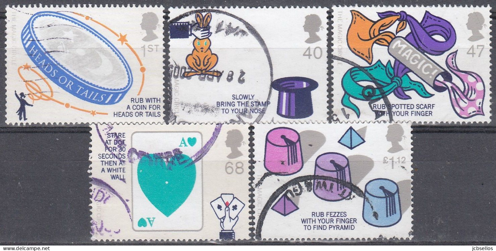 GRAN BRETAÑA 2005 Nº 2628/2632 USADO - Used Stamps