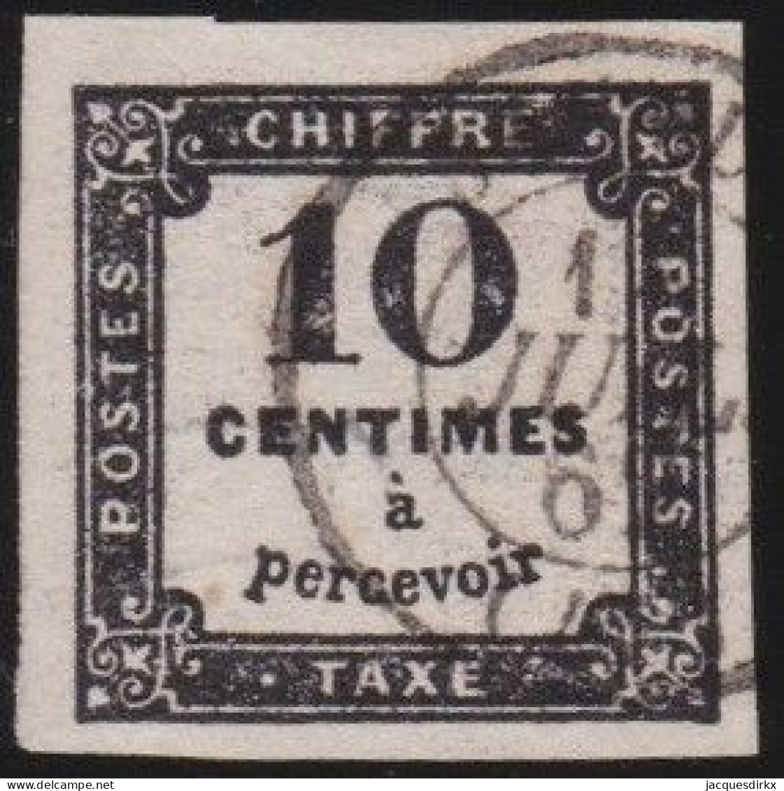 France  .  Y&T   .     Taxe 2     .   O      .    Oblitéré - 1859-1959 Oblitérés