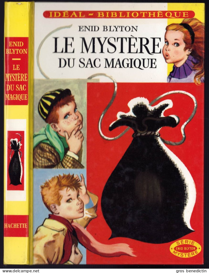 Hachette - Idéal Bibliothèque - Enid Blyton - "Le Mystère Du Sac Magique" - 1978 - #Ben&Bly&Myst - #Ben&IB - Ideal Bibliotheque