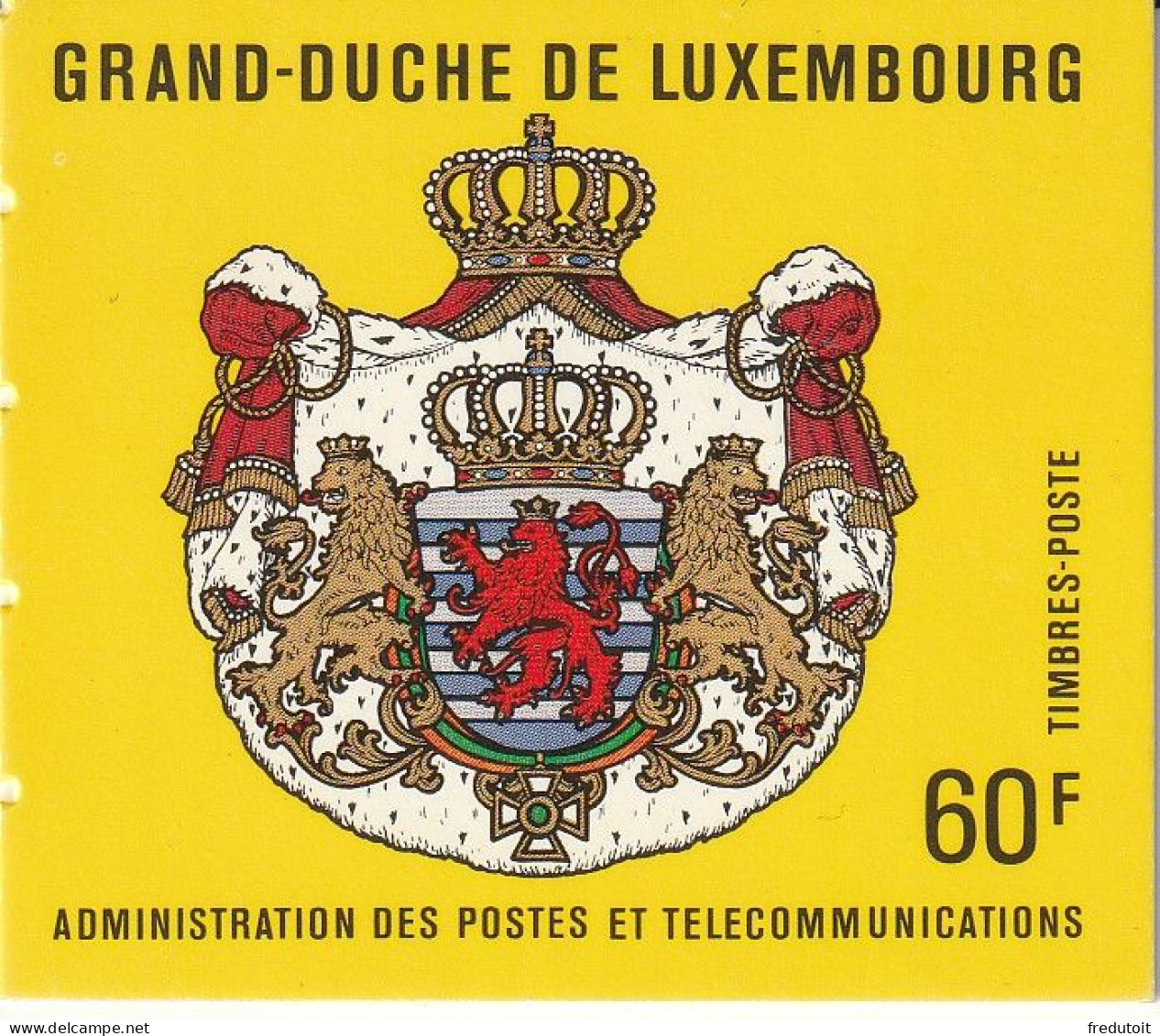 LUXEMBOURG - CARNET - N°C1175 ** (1989) Le Grand Duc Jean - Markenheftchen