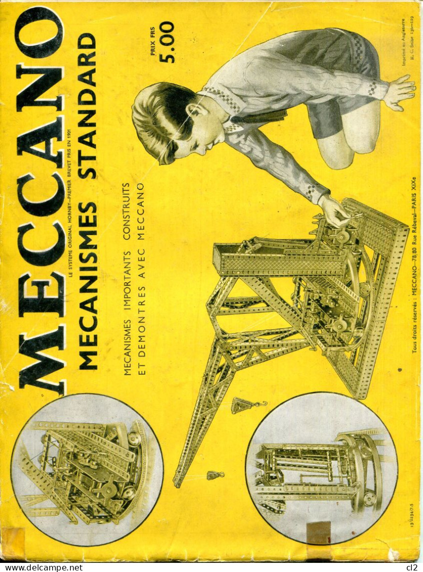 MECCANO - Mécanismes Standard - Meccano