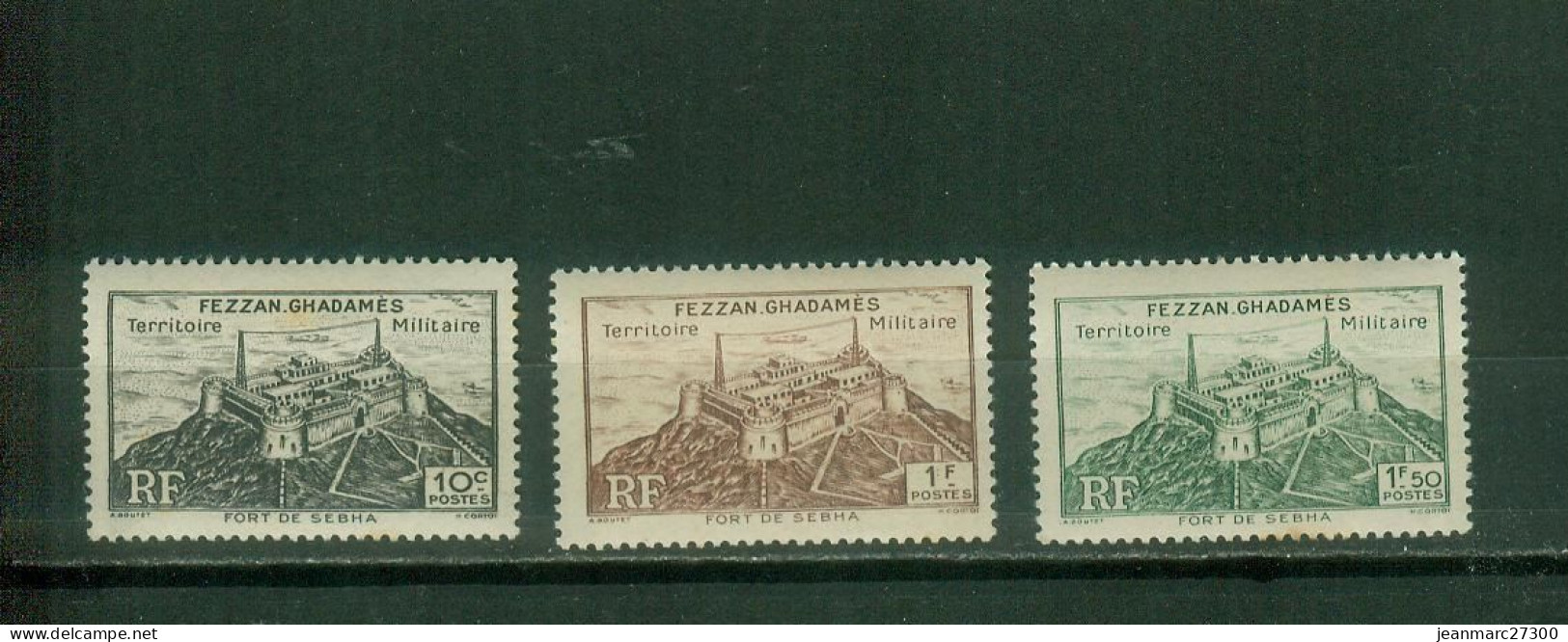 FC FEZ01 Fezzan YT N° 28 29 31 Neufs* * - Unused Stamps
