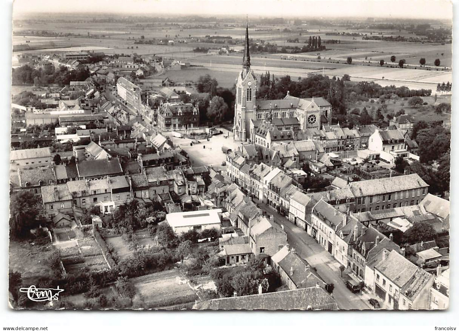 Laventie - Vue Generale Aerienne.  Edit Cim CPSM - Laventie