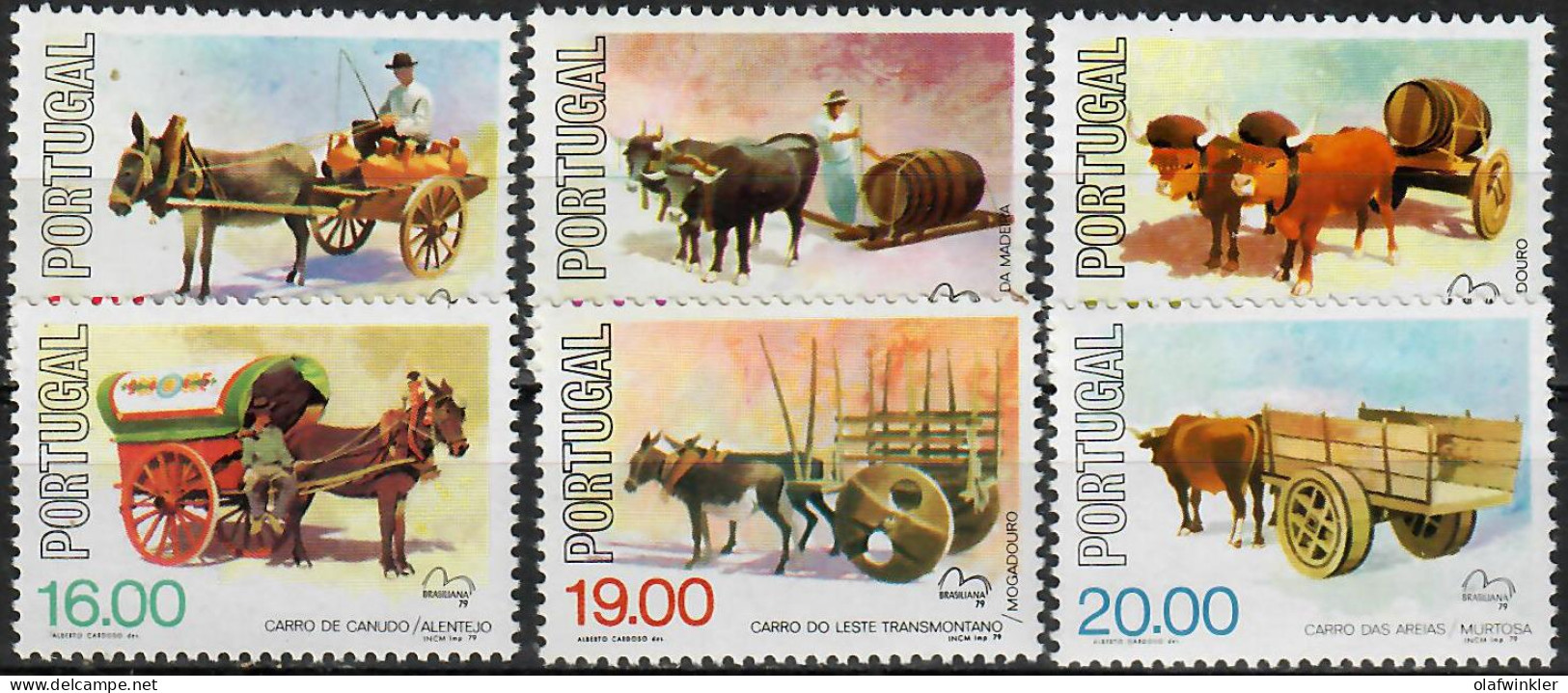 1979 Brasiliana 79 AF 1435-40 / Sc 1435-40 / YT 1433-8 / Mi 1453-8 Novo / MNH / Neuf / Postfrisch [zro] - Neufs