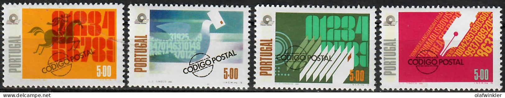 1978 Lançamento Do Código PostalAF 1404-7 / Sc 1404-7 / YT 1397-1400 / Mi 1417-20 Novo / MNH / Neuf / Postfrisch [zro] - Neufs