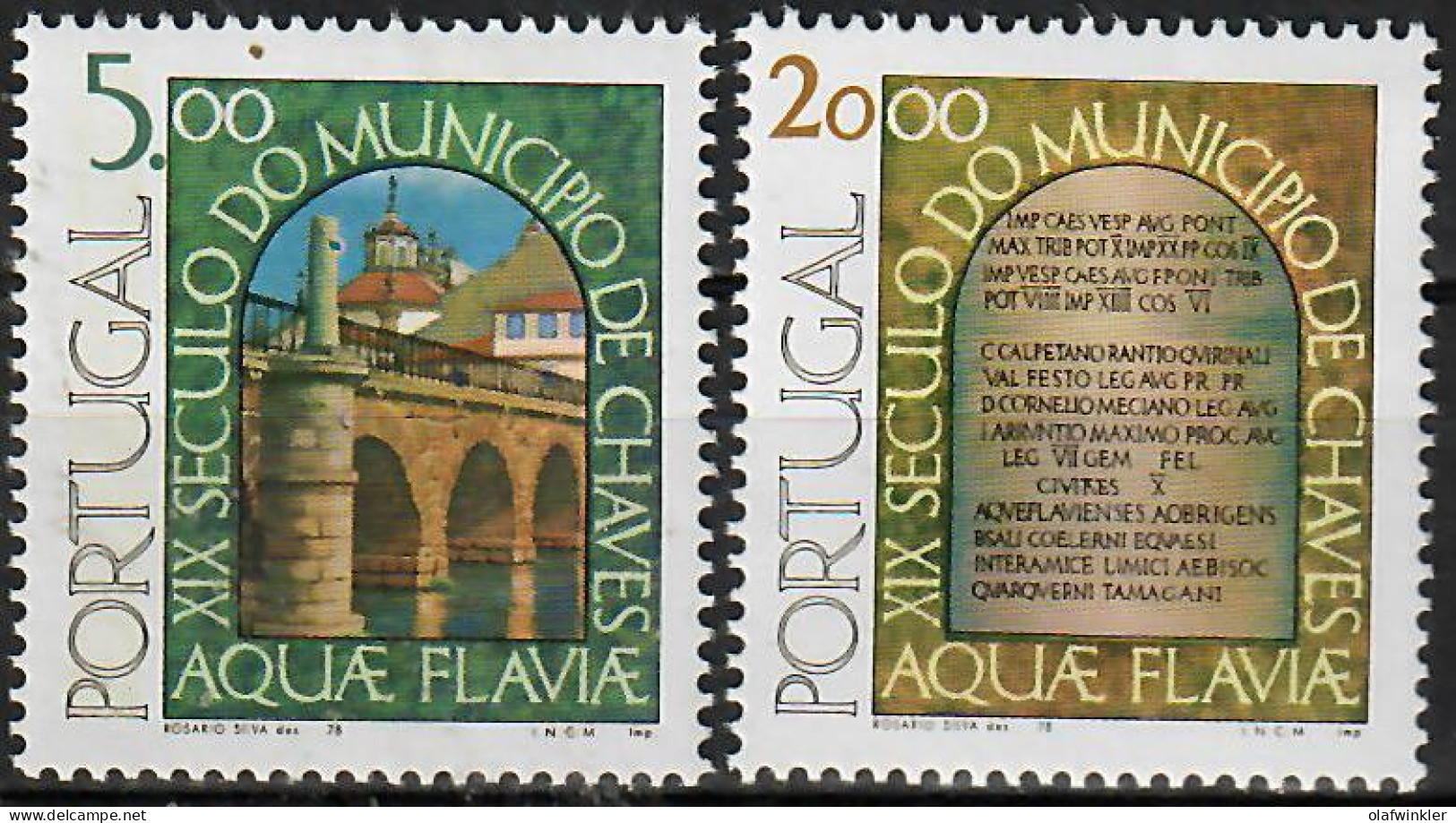 1978 Município De Chaves AF 1392-3 / Sc 1392-3 / YT 1385-6 / Mi 1405-6 Novo / MNH / Neuf / Postfrisch [zro] - Neufs