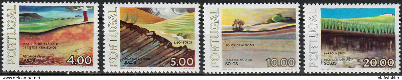 1978 Solos AF 1380-3 / Sc 1380-3 / YT 1373-6 / Mi 1393-6 Novo / MNH / Neuf / Postfrisch [zro] - Neufs