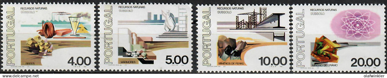 1977 Subsolo AF 1340-3 / Sc 1342-5 / YT 1350-3 / Mi 1370-3 Novo / MNH / Neuf / Postfrisch [zro] - Nuovi