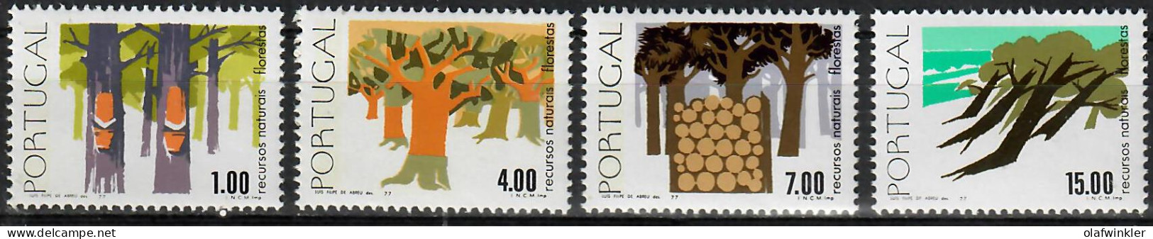 1977 Florestas AF 1323-6 / Sc 1325-8 / YT 1333-6 / Mi 1353-6 Novo / MNH / Neuf / Postfrisch [zro] - Neufs