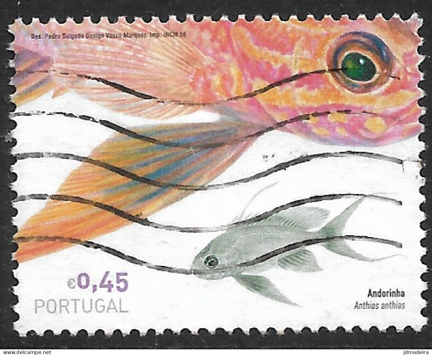 Portugal – 2006 Fish 0,45 Used Stamp - Gebruikt