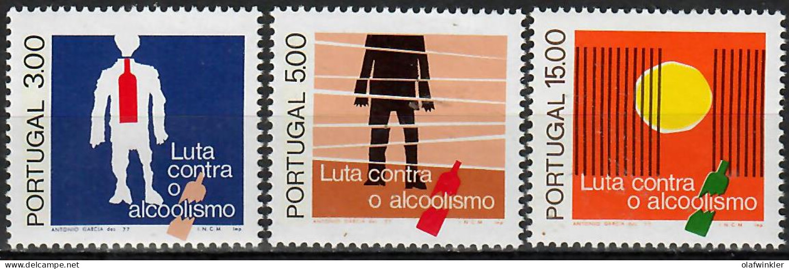 1977 Luta Anti-Alcoolismo-1977 AF 1320-2 / Sc 1322-4 / YT 1330-2 / Mi 1350-2 Novo / MNH / Neuf / Postfrisch [zro] - Neufs