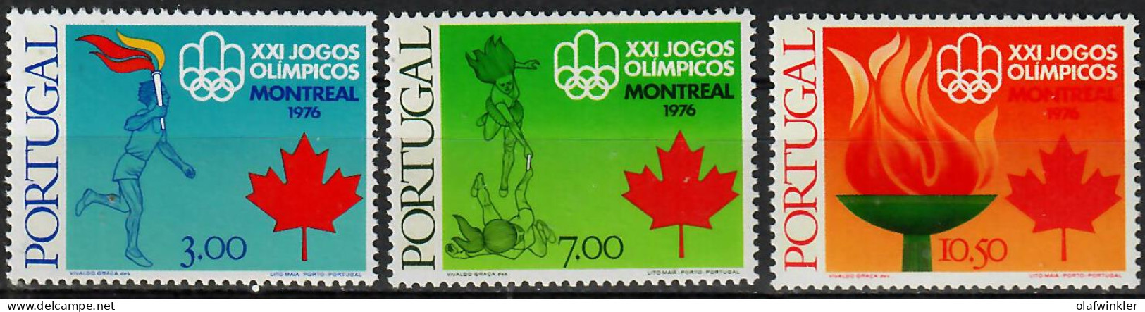 1976 Jogos Olímpicos Montreal AF 1289-91 / Sc 1288-90 / YT 1299-1301 / Mi 1319-21 Novo / MNH / Neuf / Postfrisch [zro] - Neufs