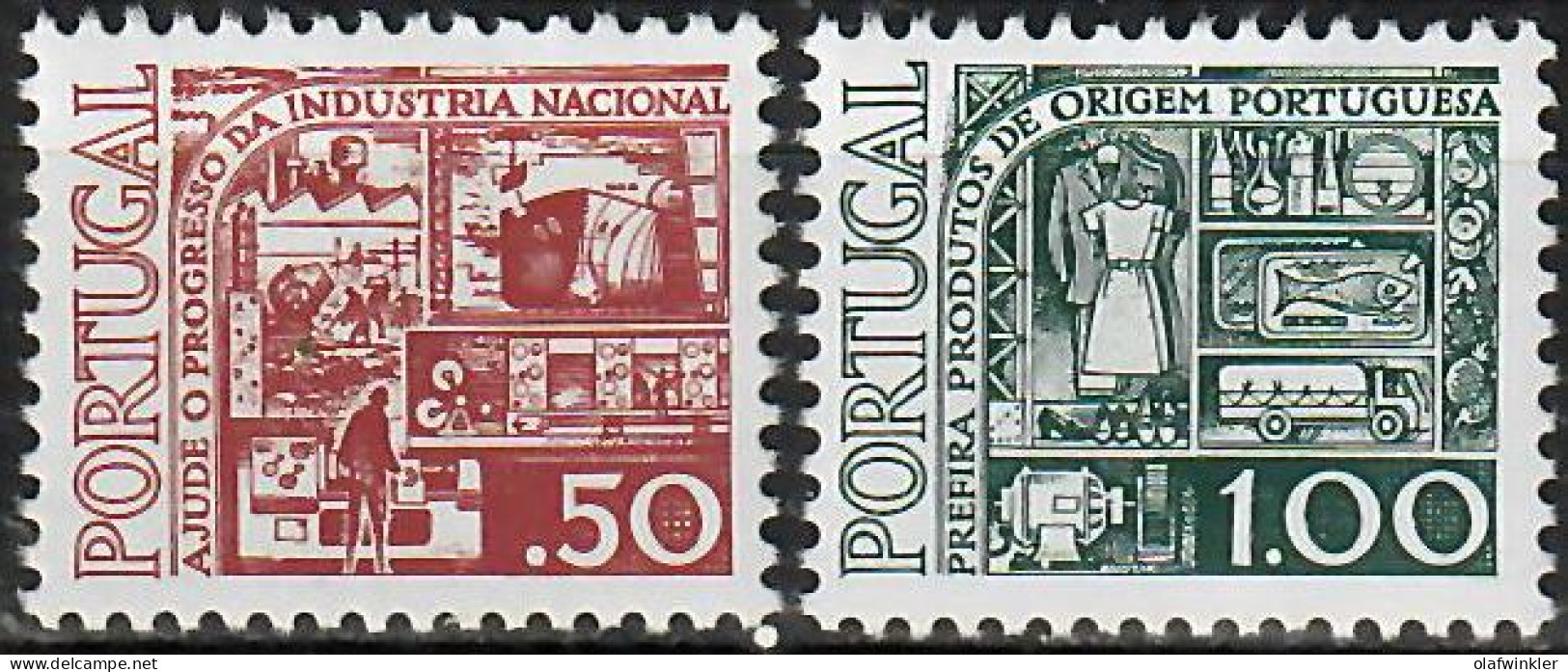 1976 Apoio à Produção Nacional AF 1279-80 / Sc 1281-2 / YT 1289-90 / Mi 1309-10 Novo / MNH / Neuf / Postfrisch [zro] - Neufs