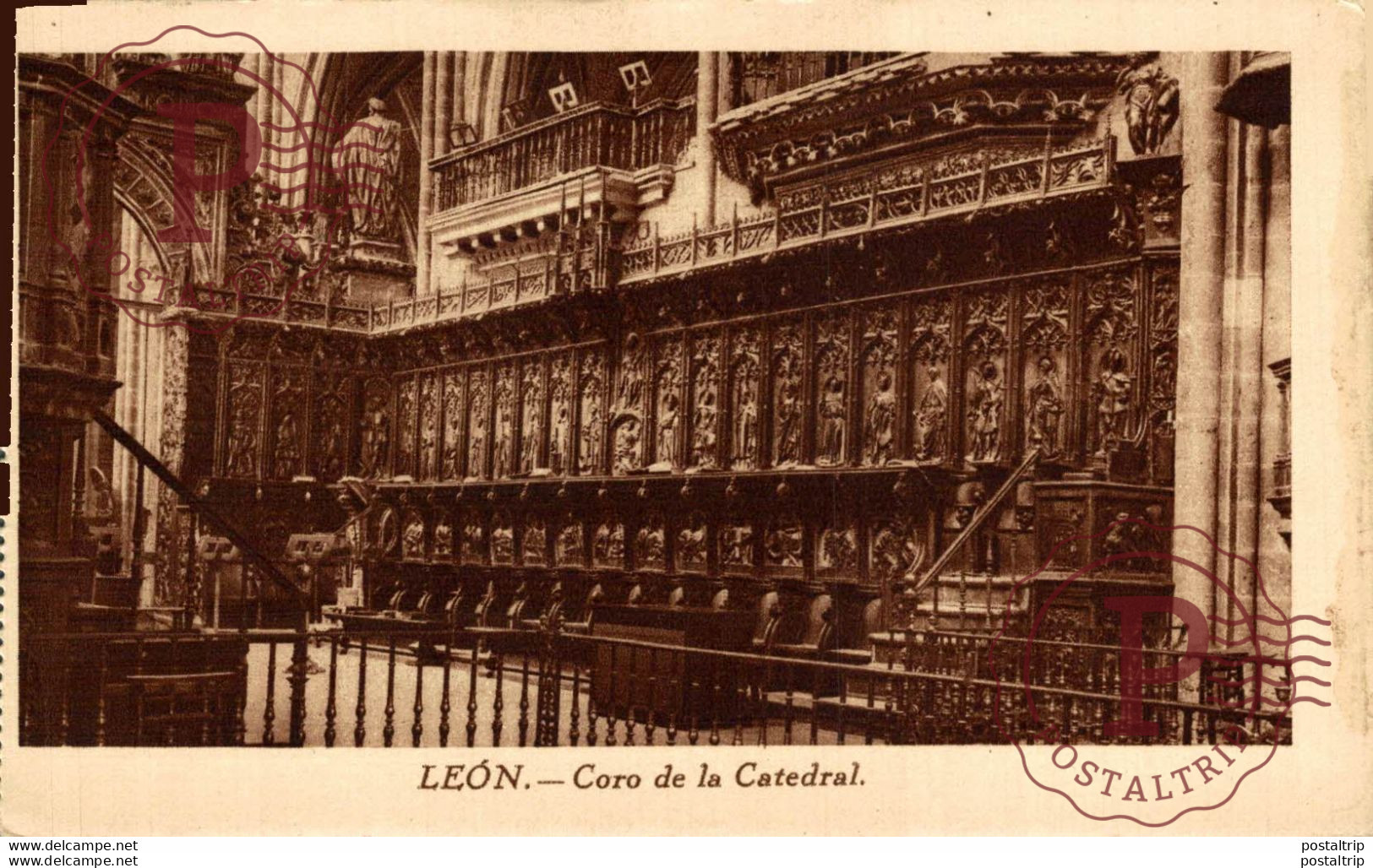 León Coro De La Catedral Castilla Y León. España Spain - León