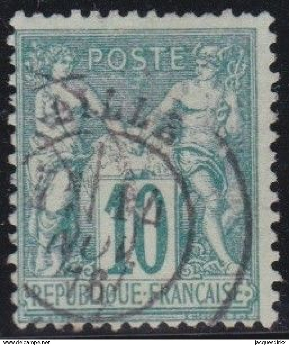 France  .  Y&T   .     65     .   O      .    Oblitéré - 1876-1878 Sage (Typ I)