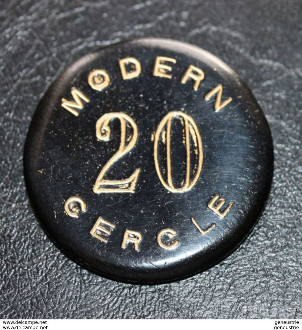 Jeton De Cercle De Jeux Ou Casino "20 / Modern Cercle" à Avignon - Gambling Club Token - Casino - Casino