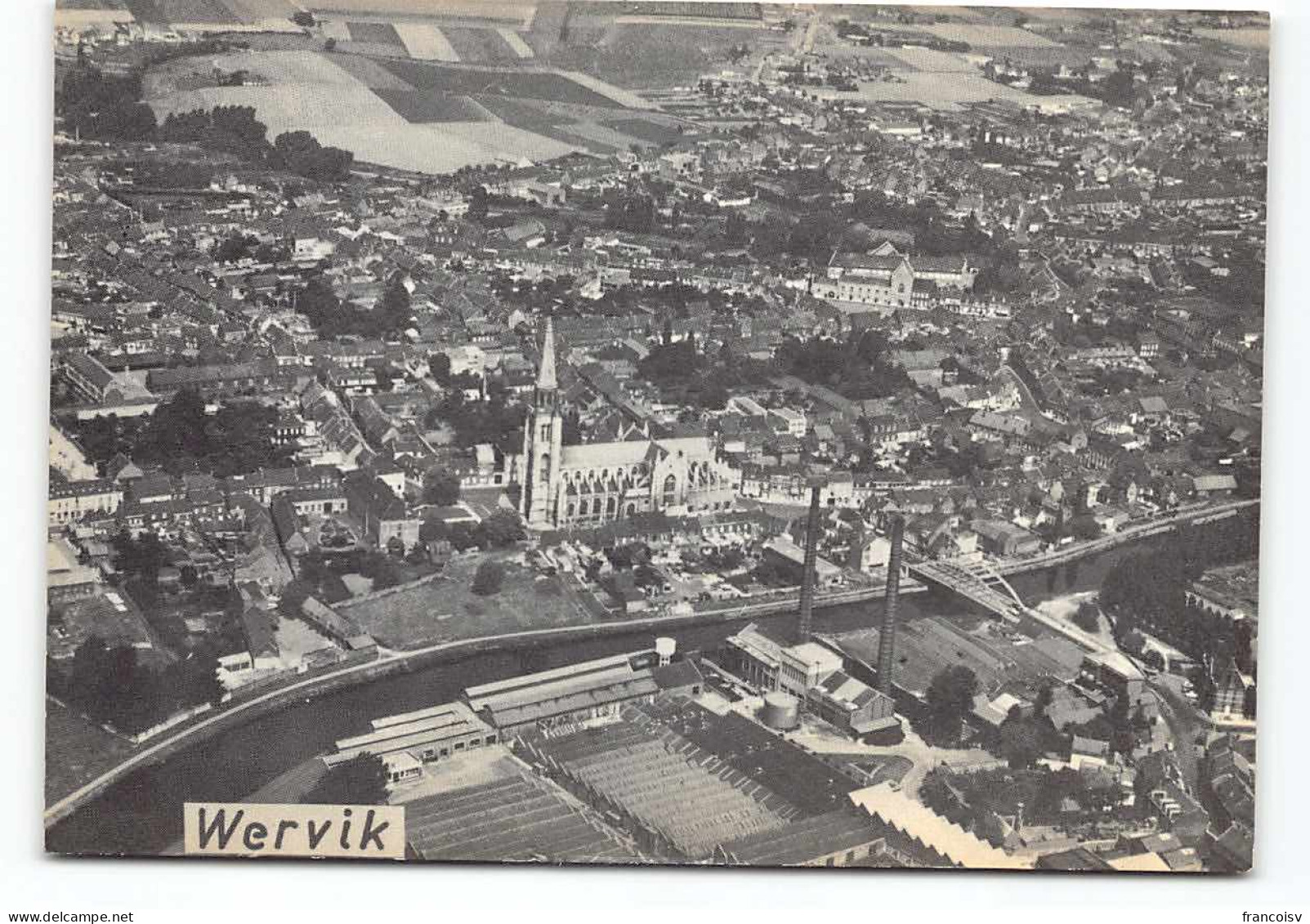 Wervik.  Wervicq.   Belgique  Vue Aerienne. - Wervik