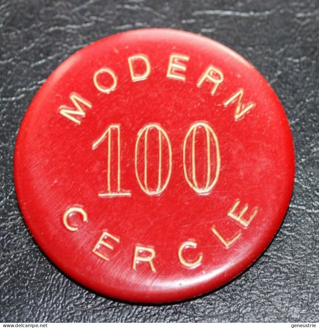 Jeton Du Cercle De Jeux "100 / Modern Cercle" à Avignon - Gambling Club Token - Casino - Casino