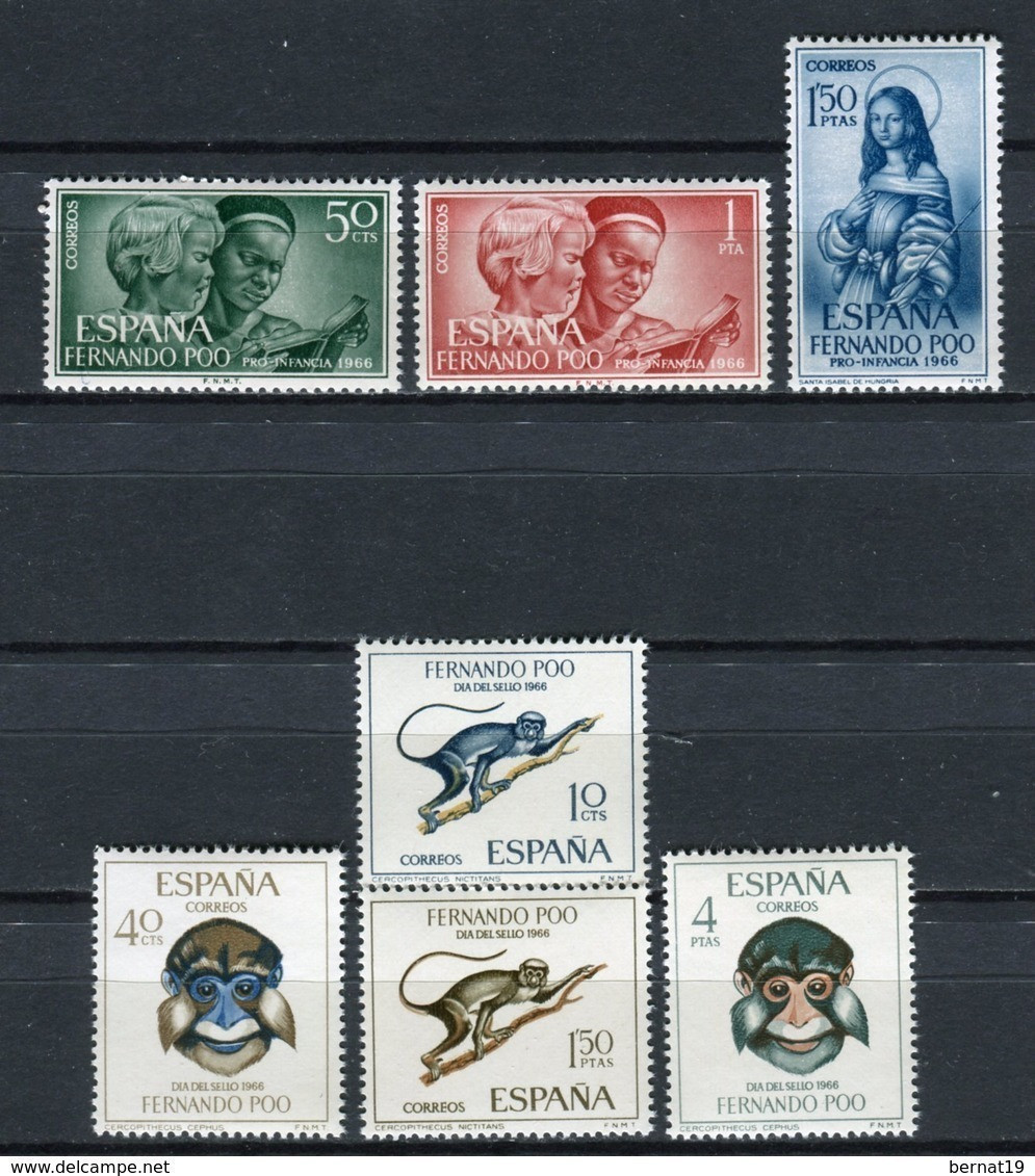 Fernando Poo 1960-1968 COMPLETO ** MNH.