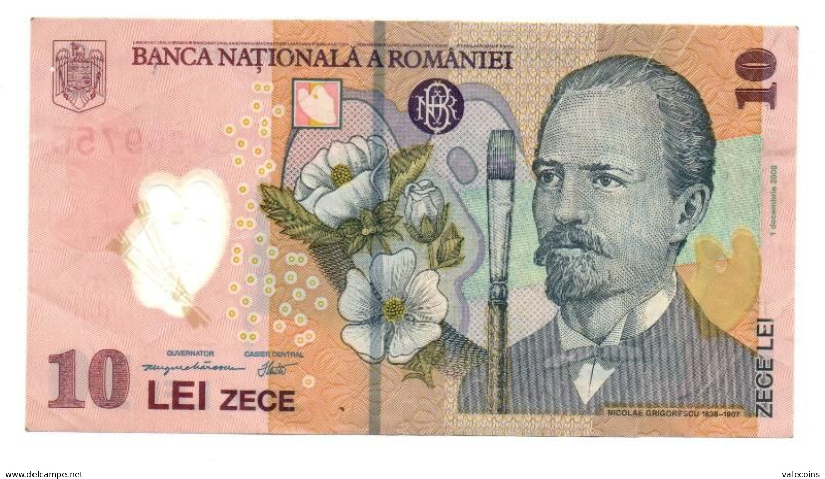 ROMANIA - 2008 - 10 Lei - P 119 - Circulated XF - Roumanie