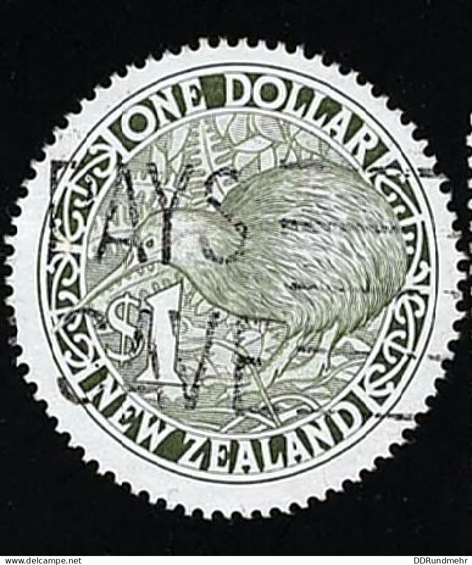 1988 Brown Kiwi  Michel NZ 1047I Stamp Number NZ 918 Yvert Et Tellier NZ 1010 Stanley Gibbons NZ 1490 - Usati