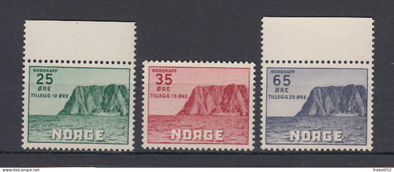 Norvegia Nuovi:  N. 373-5 - Nuovi