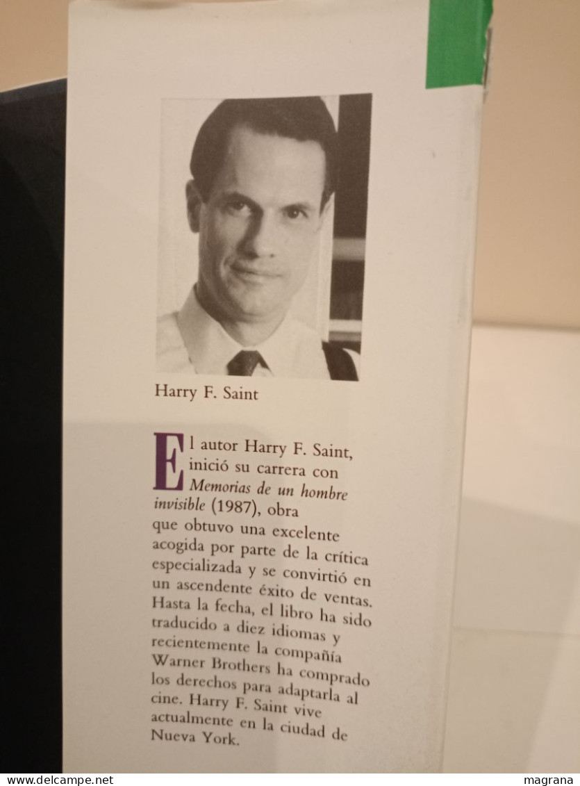 Memorias De Un Hombre Invisible. Harry F. Saint. Círculo De Lectores. 1989. 508 Páginas. - Acción, Aventuras