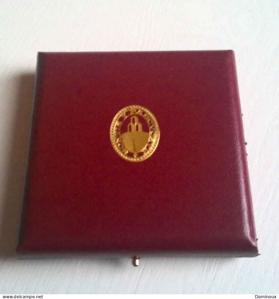 Médaille, pièce Banca Monte Paschi belgio 1947 1997 cinquantenaire Bruxelles