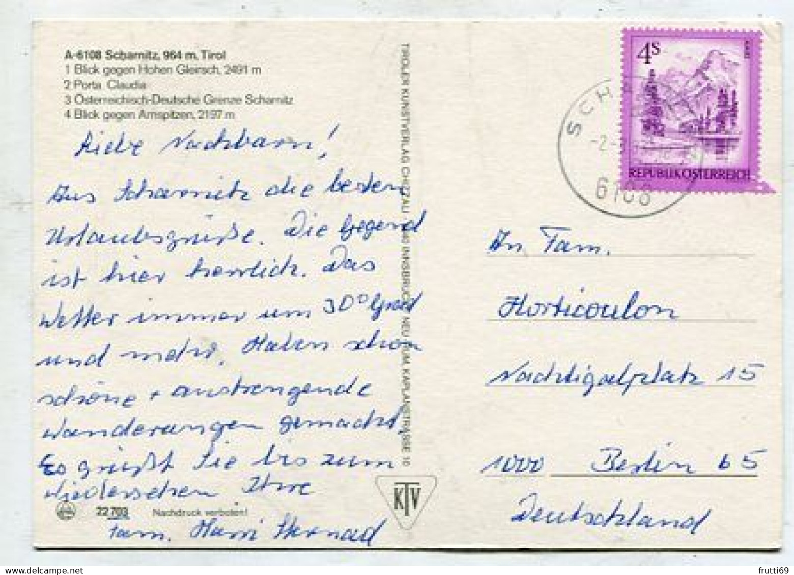 AK 190860 AUSTRIA - Scharnitz - Scharnitz