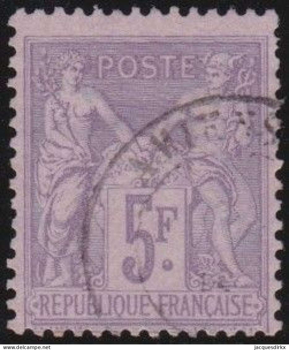France  .  Y&T   .   95  (2 Scans)    .   O      .    Oblitéré - 1876-1898 Sage (Tipo II)