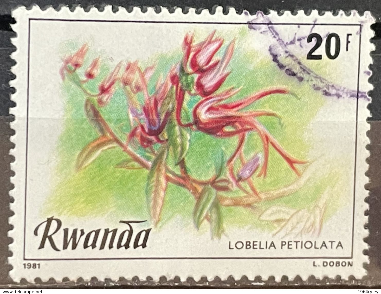 RWANDA -  (0) - 1981 - # 980 - Gebruikt