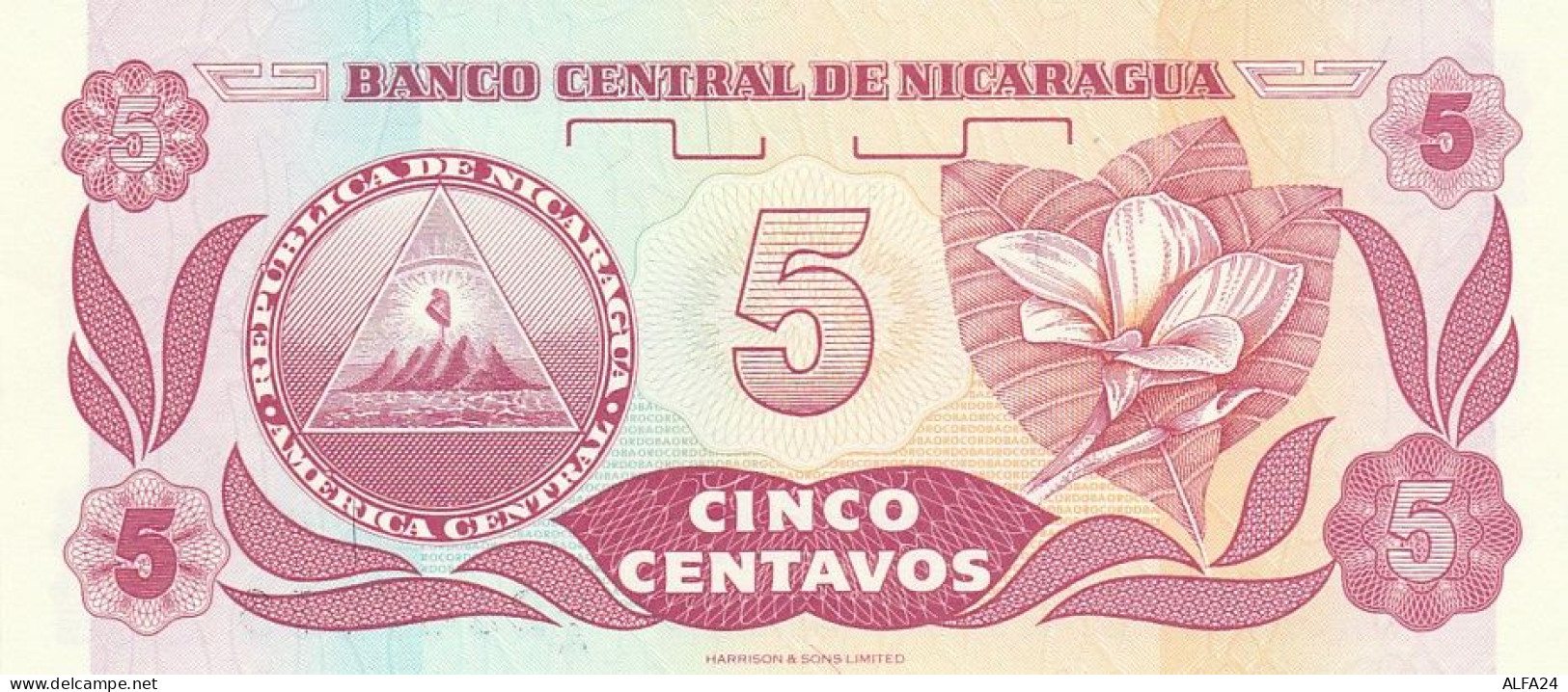 NICARAGUA 5 CENTAVOS -UNC (BA71 - Nicaragua