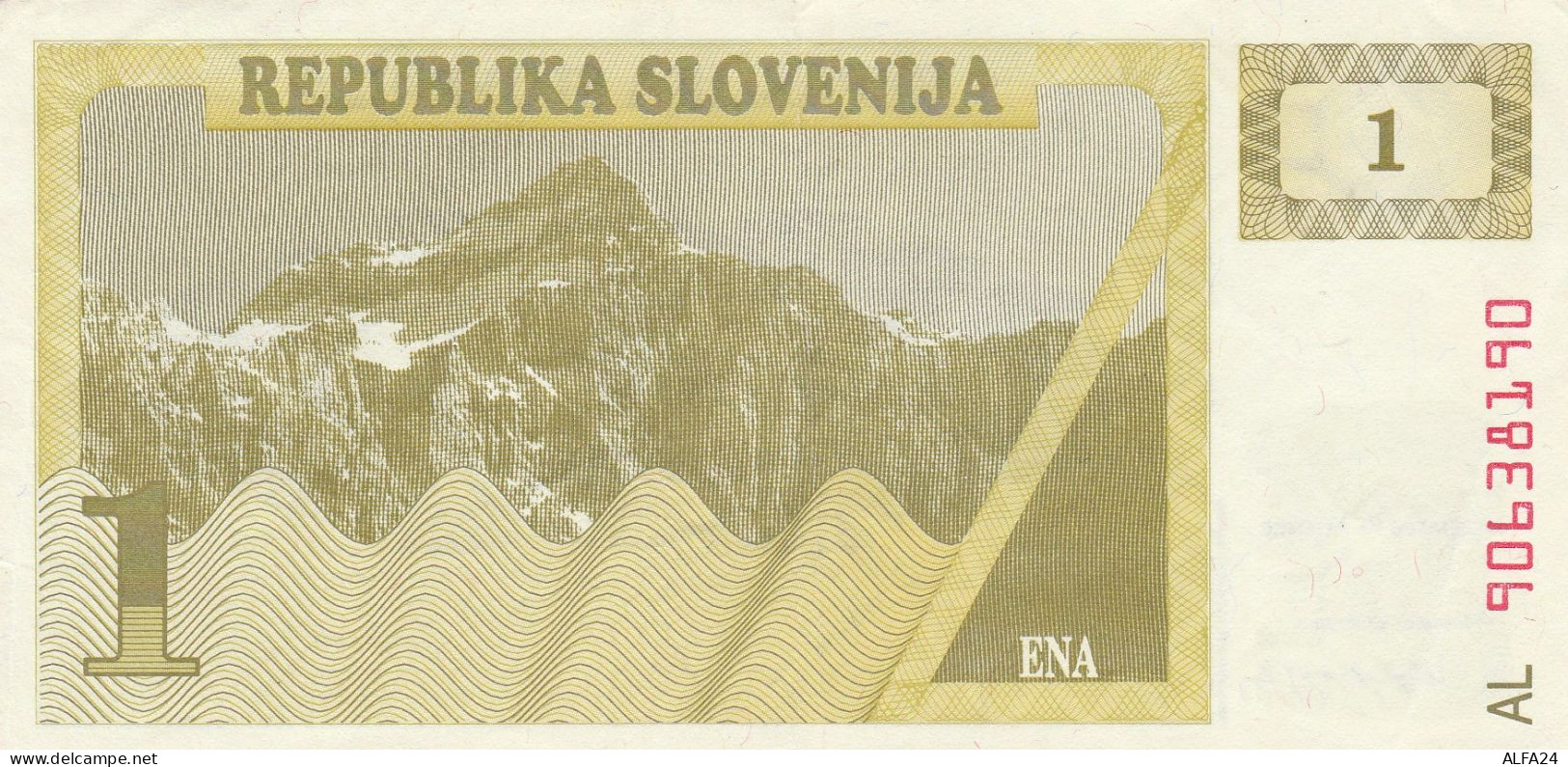 SLOVENIA 1 TOLAR - EF (BA22 - Eslovenia