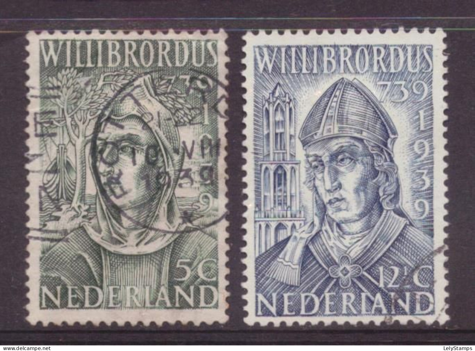 Nederland / Niederlande / Pays Bas NVPH 323 & 324 Used (1939) - Gebruikt