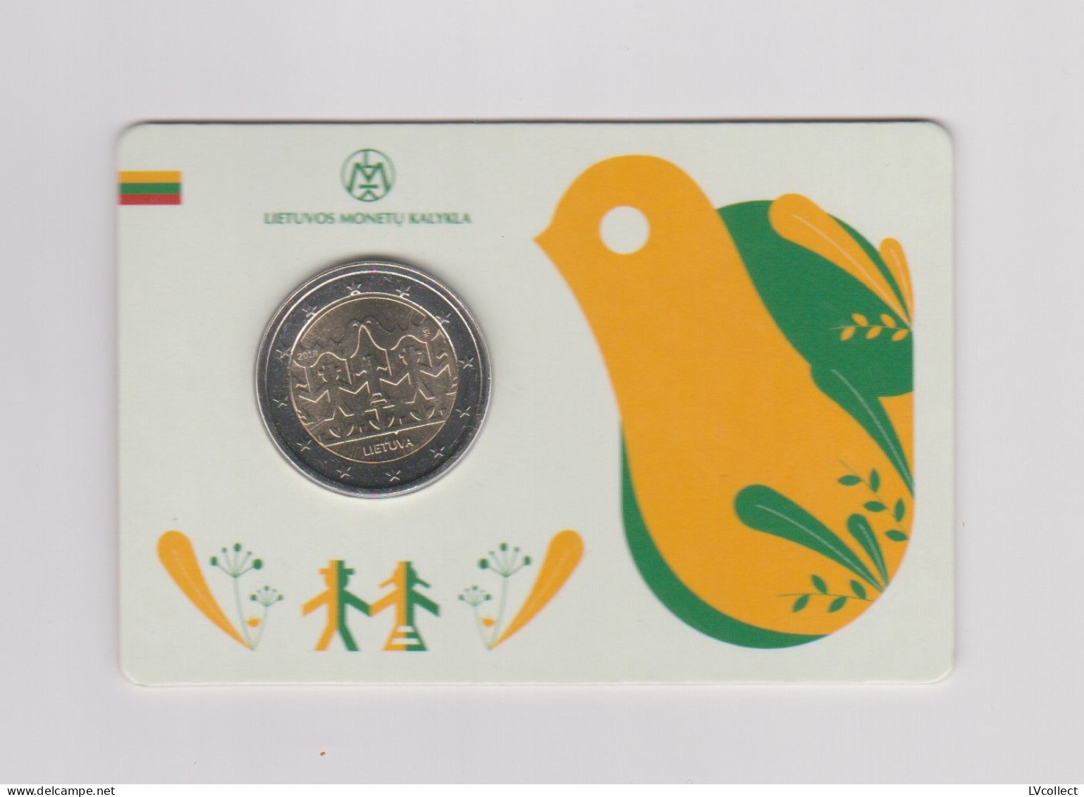 Lithuania 2018 - Song Festival  - BU - COINCARD - 2 EURO CC - Lituanie