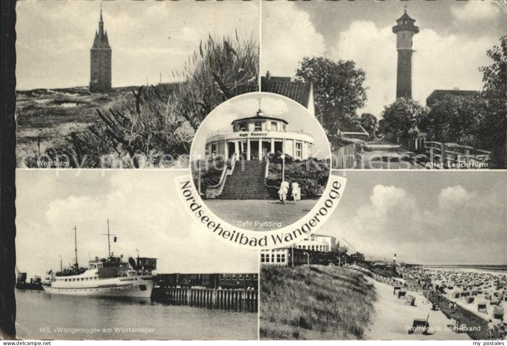 42165086 Wangerooge Nordseebad Leuchtturm Westturm Promenade Strand Wangerooge - Wangerooge