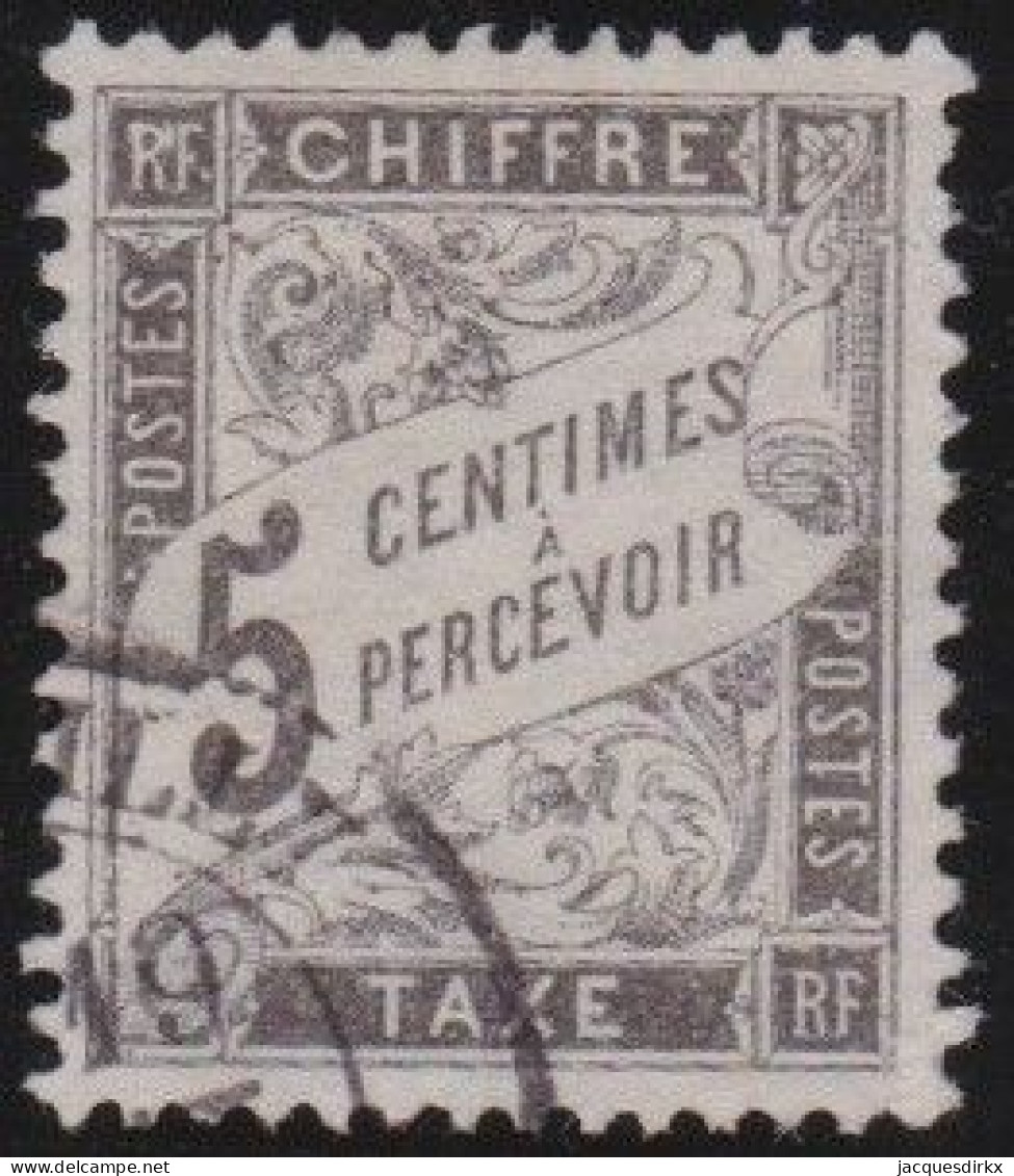 France  .  Y&T   .    Taxe  14    .   O      .    Oblitéré - 1859-1959 Gebraucht