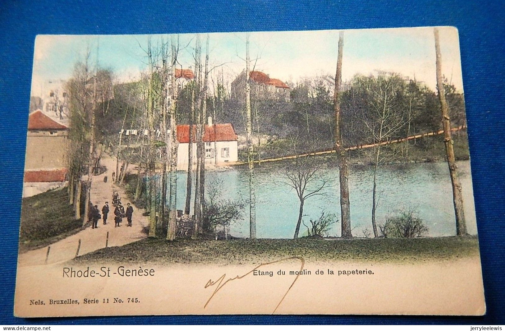 ST GENESIUS RODE - RHODE ST GENESE  -  Etang Du Moulin De La Papeterie   - 1905   - - Rhode-St-Genèse - St-Genesius-Rode